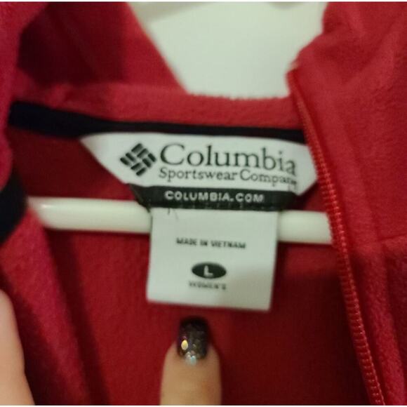 Columbia EUC zip up Hooded Fleece Jacket Lightweight - Picture 6 of 7